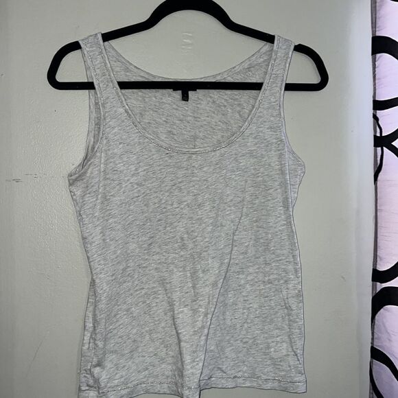 Talbots gray tank top with silver detail size small - Picture 4 of 6